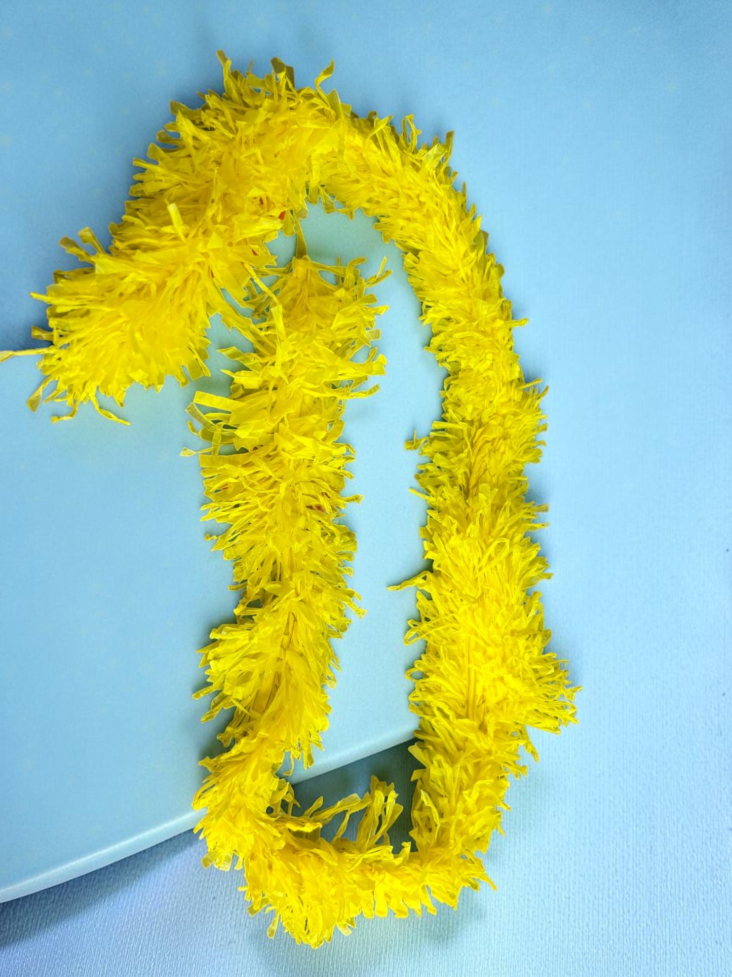 Nari Nakhre Traditional Indian Style Hair Accessory: Black Bun with Yellow Flower Gajra