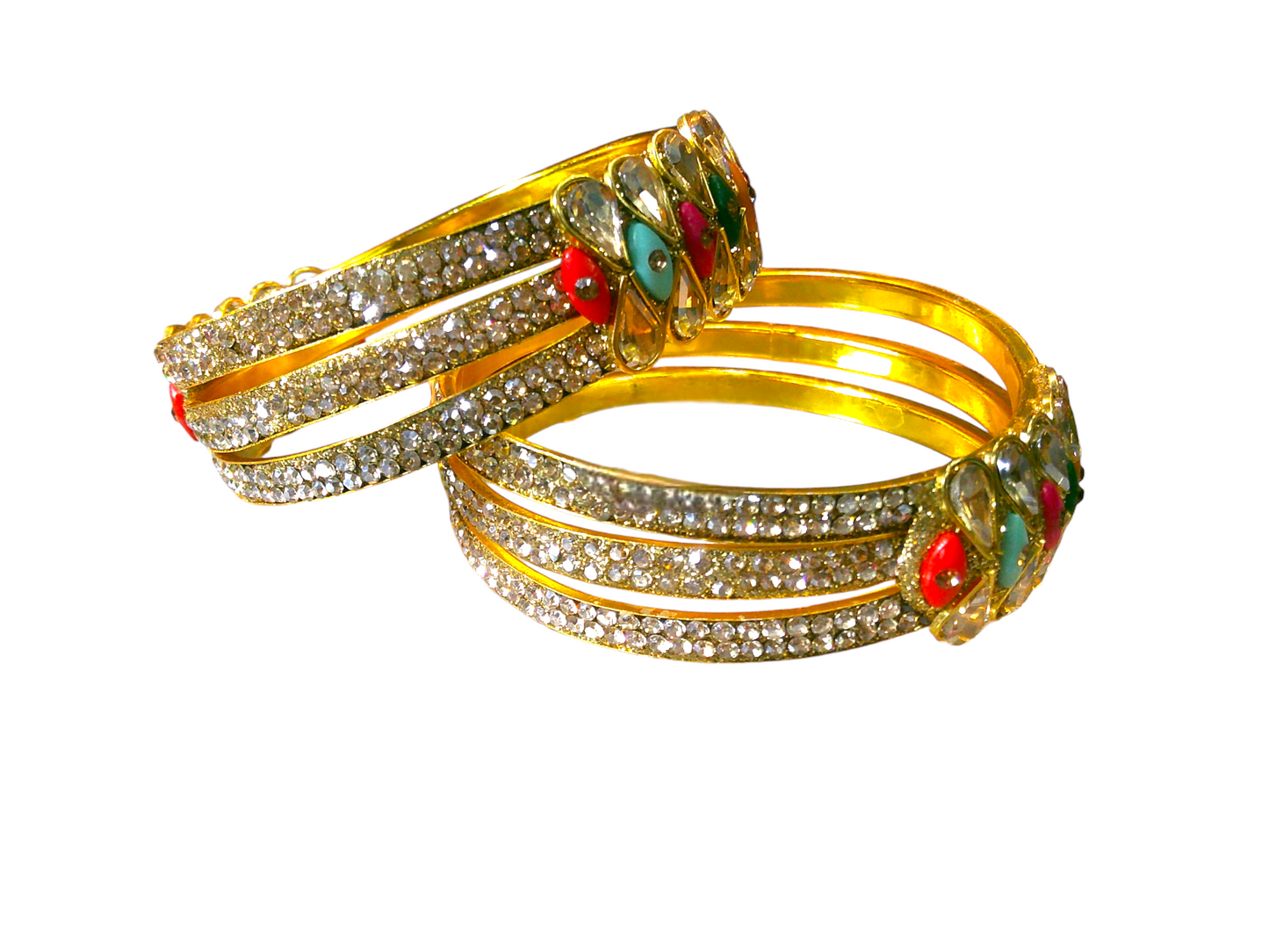 Nari Nakhre Ethnic Jaipuri Royal Kada/Bracelet (Set of 2)